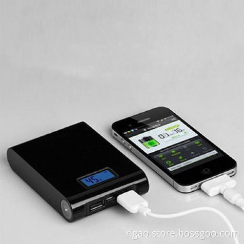 Dual USB LED Screen Strong Light Power Bank for Smartphone and Laptop